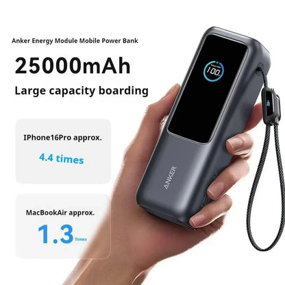 Anker Zolo 165W Max Power Bank 25000mAh High Capacity Cables Fast Charge Mobile Phone Power Bank Anker A1695 ANKER 165W Gift